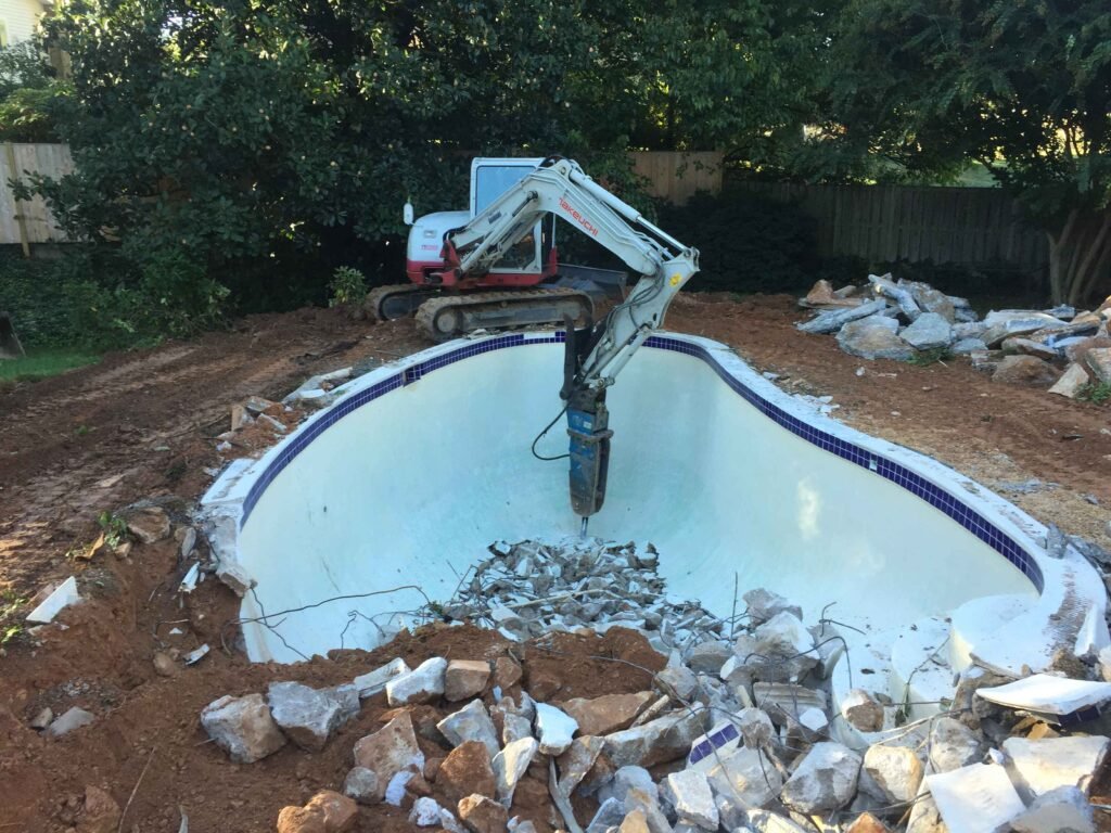 swimming pool removal