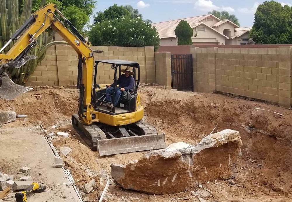 Pool removal